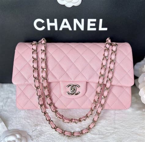 baby pink chanel bag|small pink chanel bag.